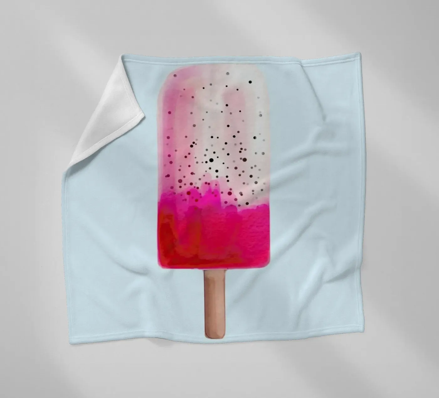 Drachenfrucht-Eis am Stiel Fleecedecke von Tiny Wonder Co.