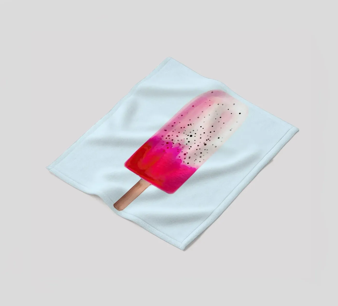 Drachenfrucht-Eis am Stiel Fleecedecke von Tiny Wonder Co.