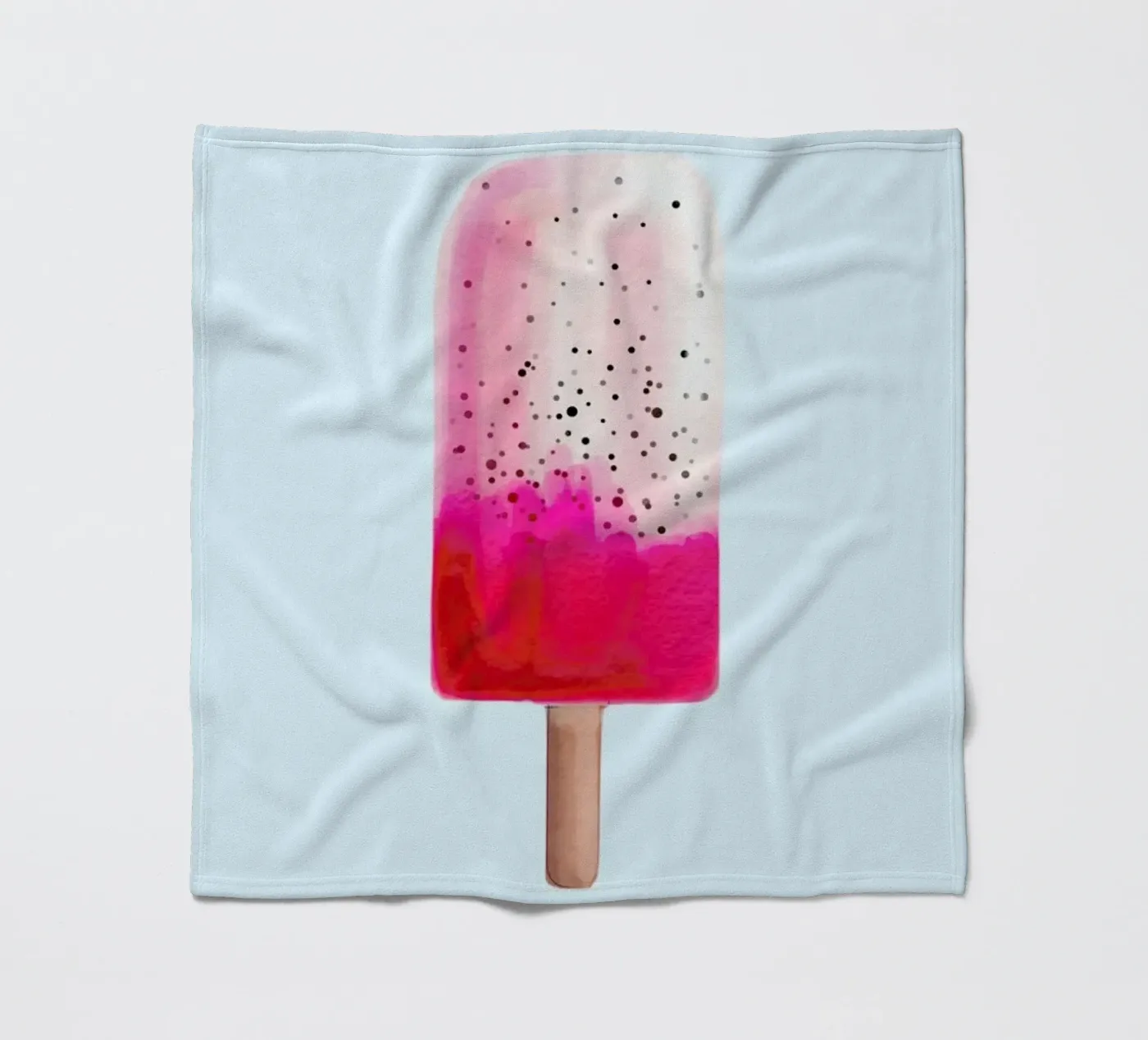 Drachenfrucht-Eis am Stiel Fleecedecke von Tiny Wonder Co.