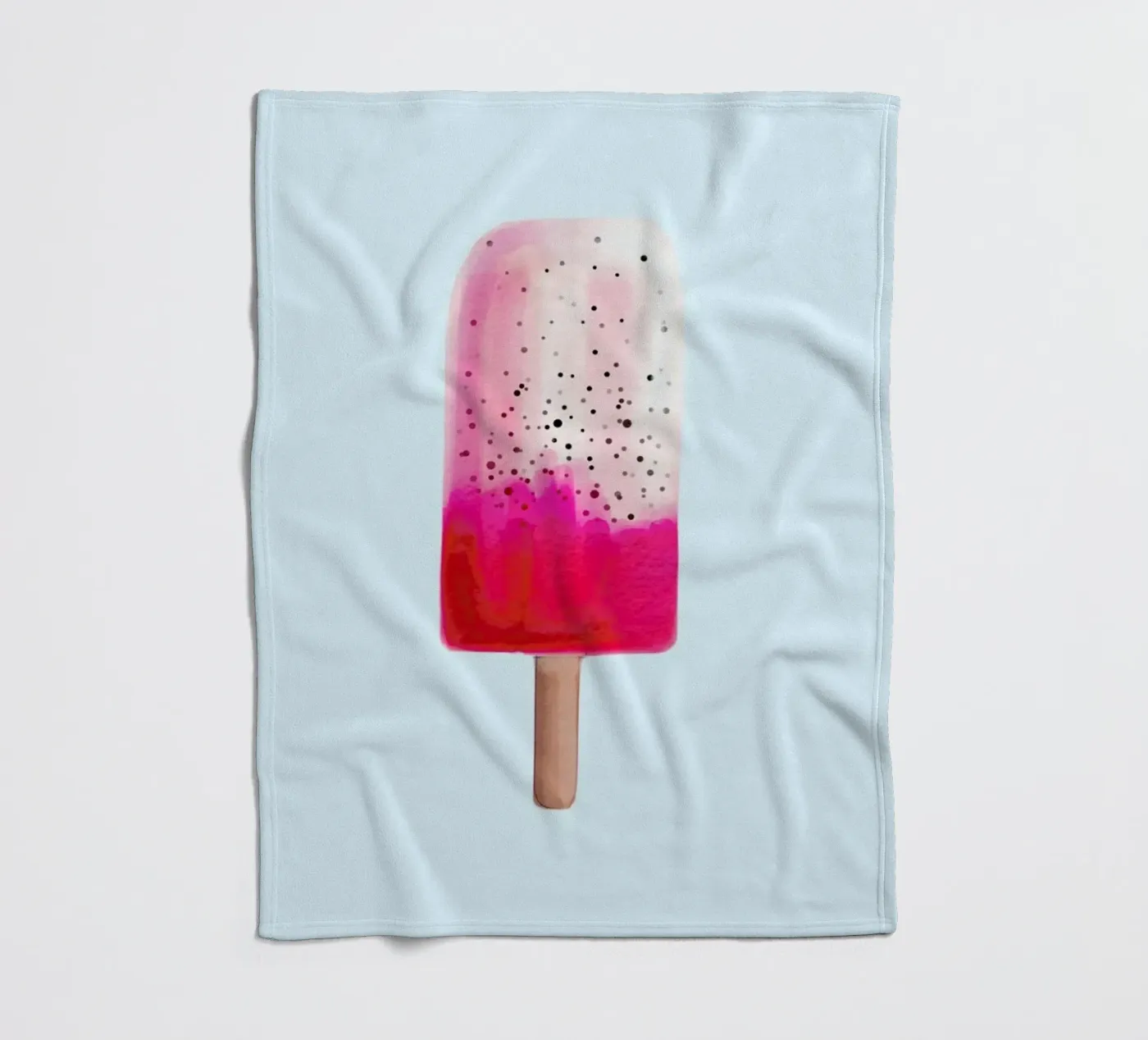 Drachenfrucht-Eis am Stiel Fleecedecke von Tiny Wonder Co.