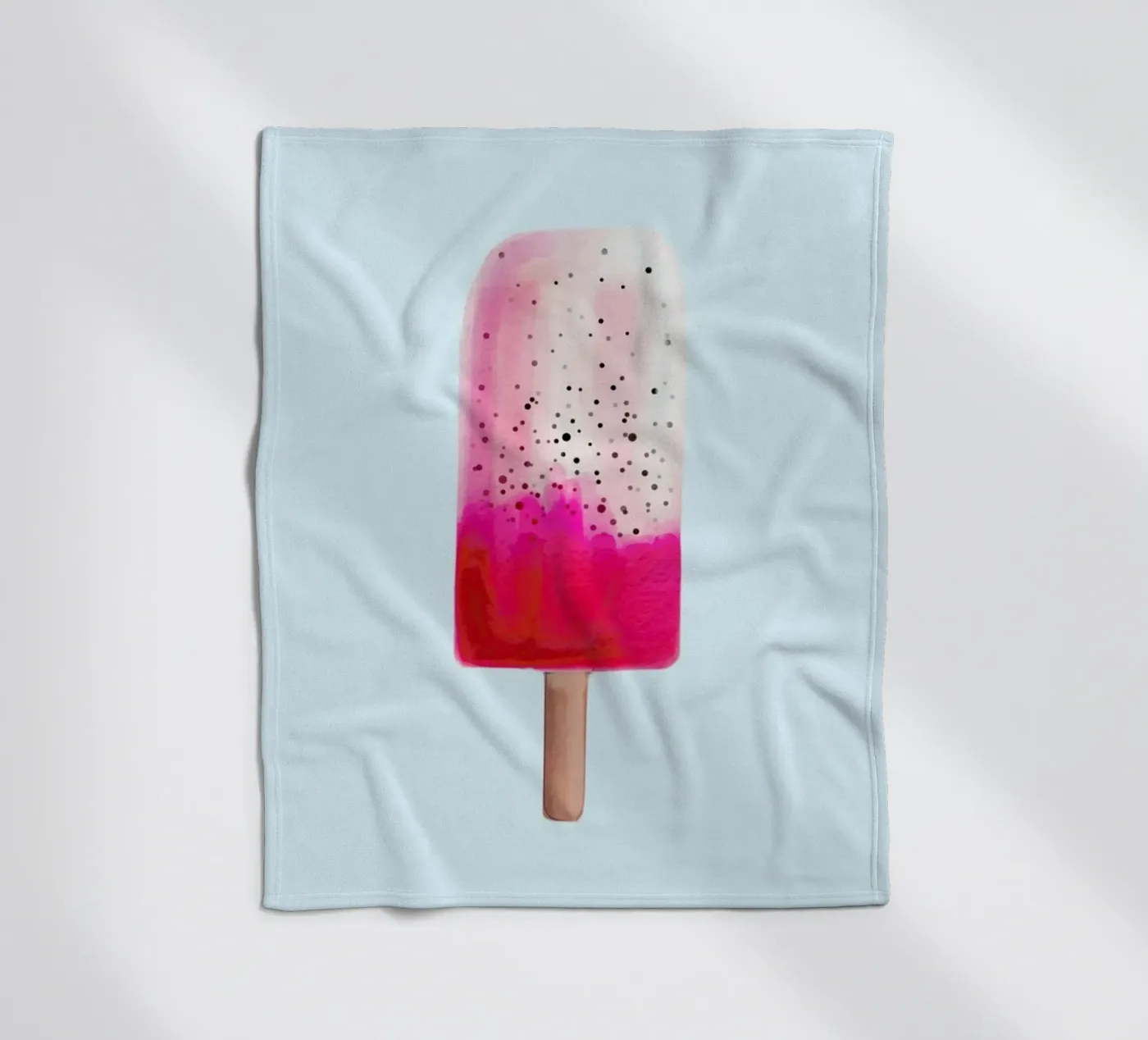 Drachenfrucht-Eis am Stiel Fleecedecke von Tiny Wonder Co.
