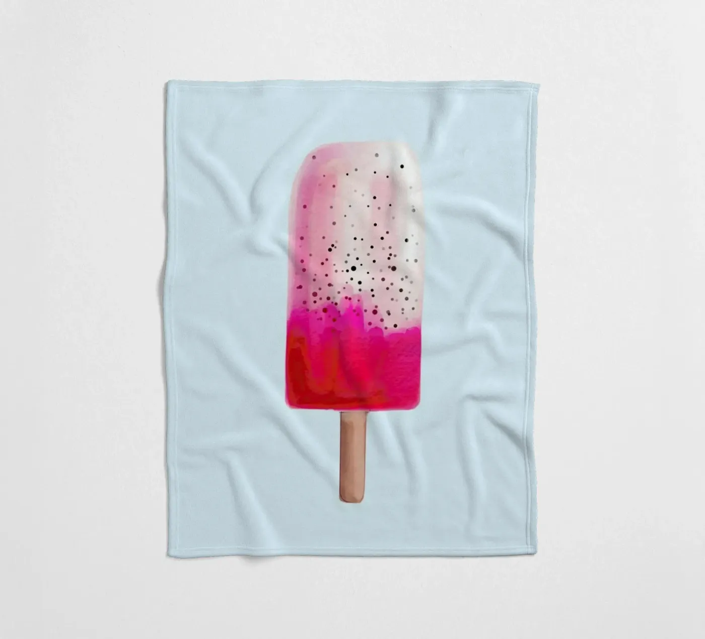 Drachenfrucht-Eis am Stiel Fleecedecke von Tiny Wonder Co.