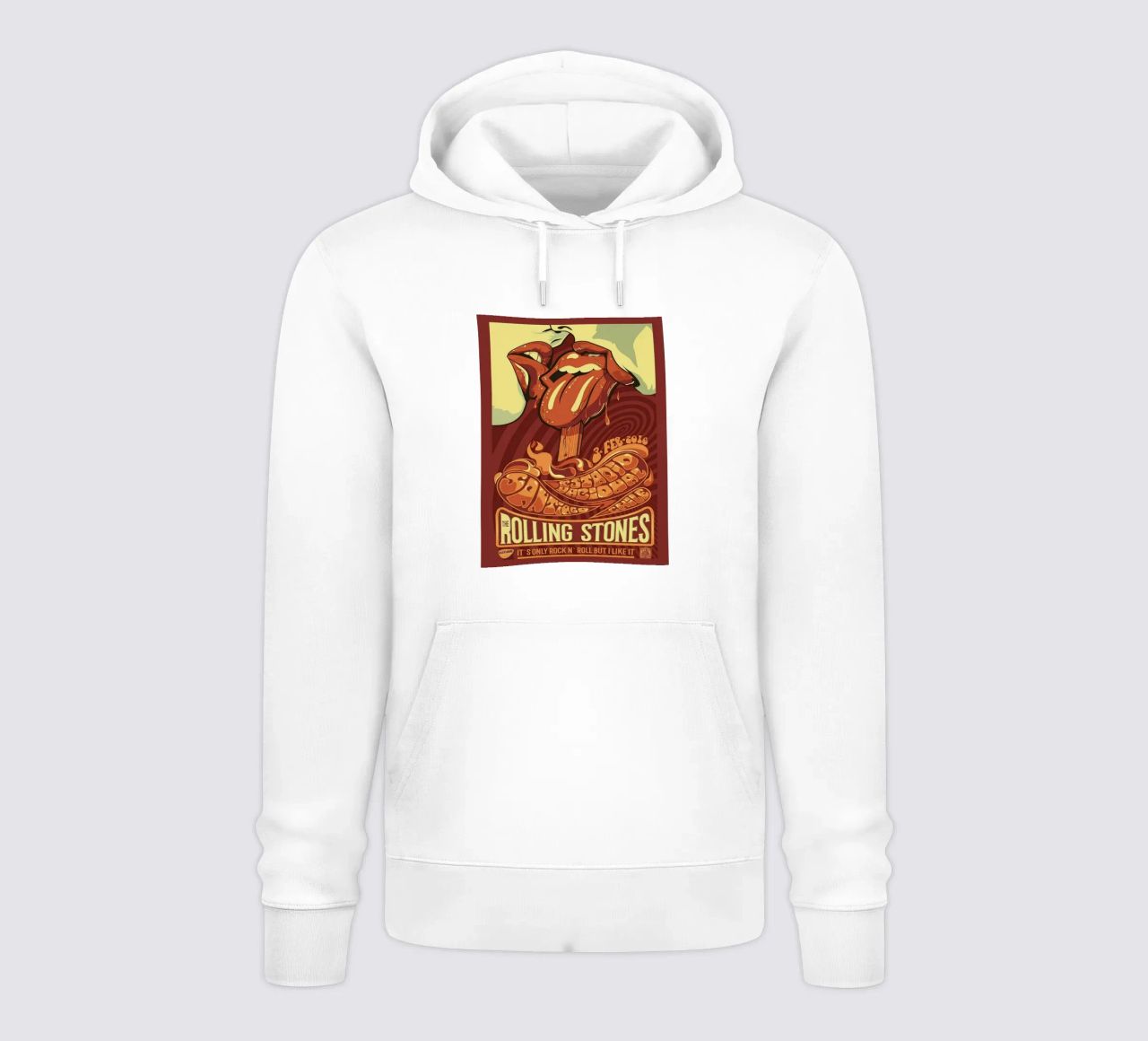 ROLLING STONES FUTURO IT'S ONLY ROCK N ROLL BUT I LIKE IT felpa con cappuccio da SoundStudio