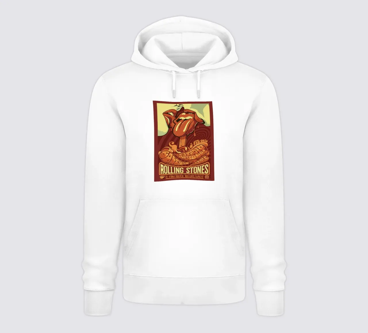ROLLING STONES FUTURO IT'S ONLY ROCK N ROLL BUT I LIKE IT hoodie van SoundStudio