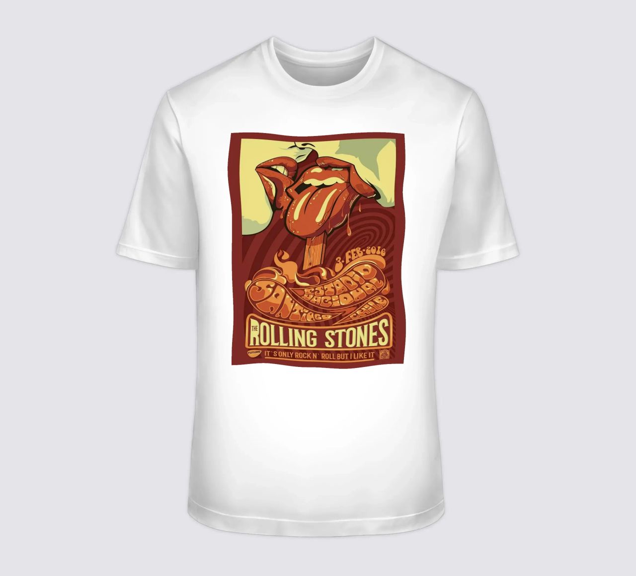 ROLLING STONES FUTURO IT'S ONLY ROCK N ROLL BUT I LIKE IT t-shirt da SoundStudio
