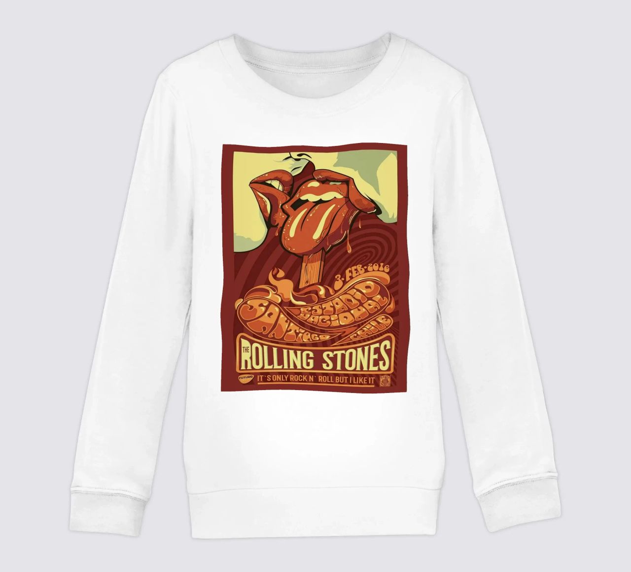 ROLLING STONES FUTURO IT'S ONLY ROCK N ROLL BUT I LIKE IT felpa bambino da SoundStudio