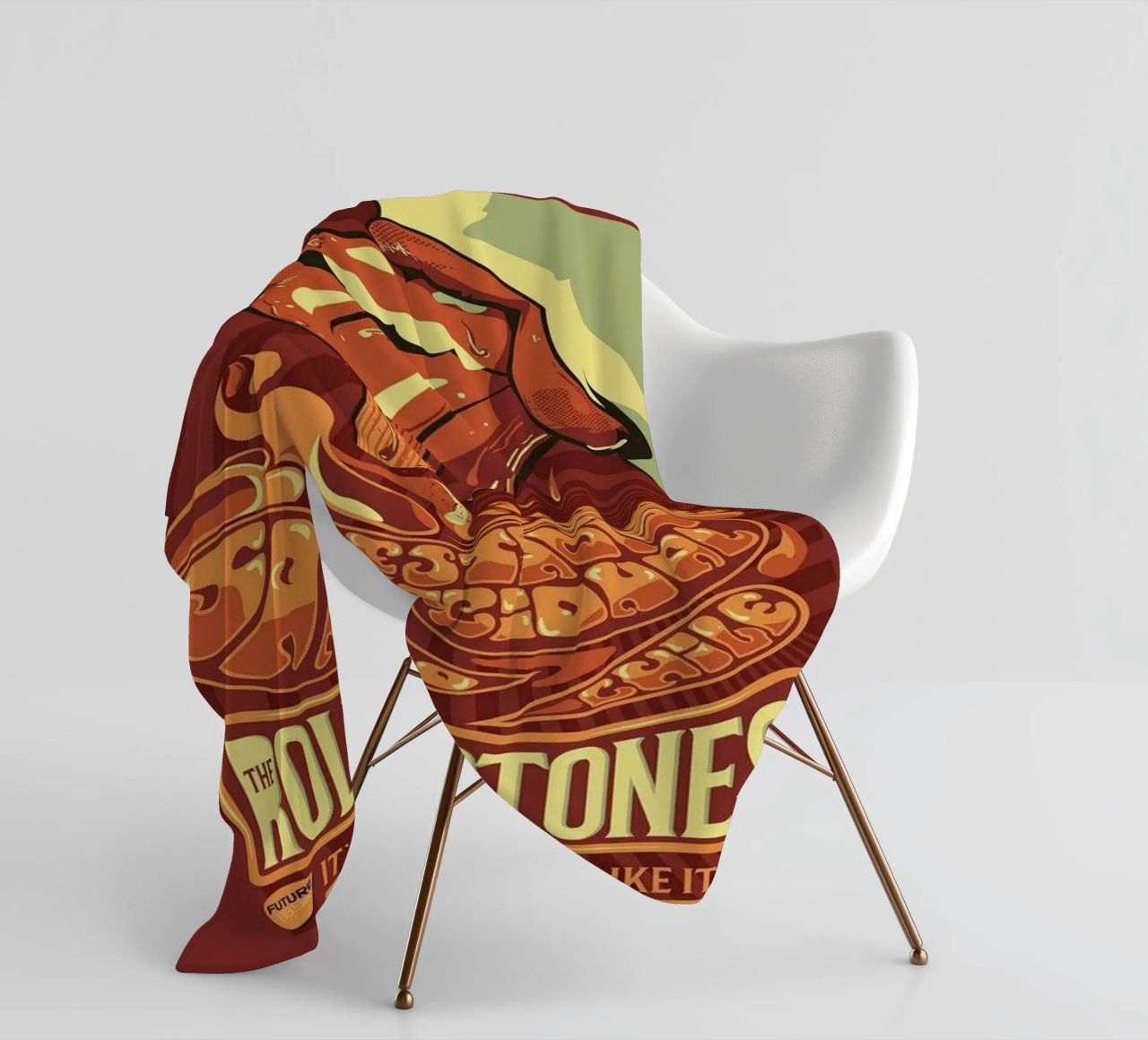 ROLLING STONES FUTURO IT'S ONLY ROCK N ROLL BUT I LIKE IT coperta in pile da SoundStudio