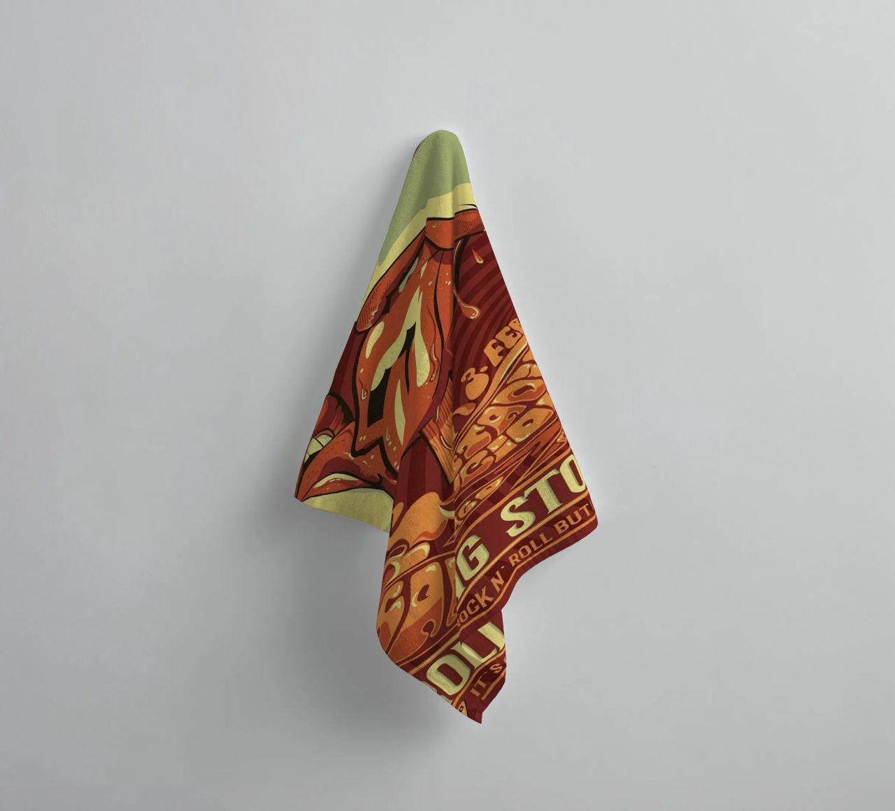 ROLLING STONES FUTURO IT'S ONLY ROCK N ROLL BUT I LIKE IT asciugamano da bagno da SoundStudio