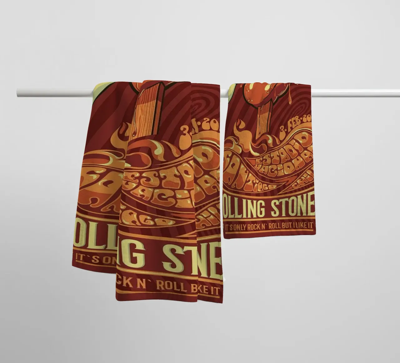 ROLLING STONES FUTURO IT'S ONLY ROCK N ROLL BUT I LIKE IT Handtuch von SoundStudio