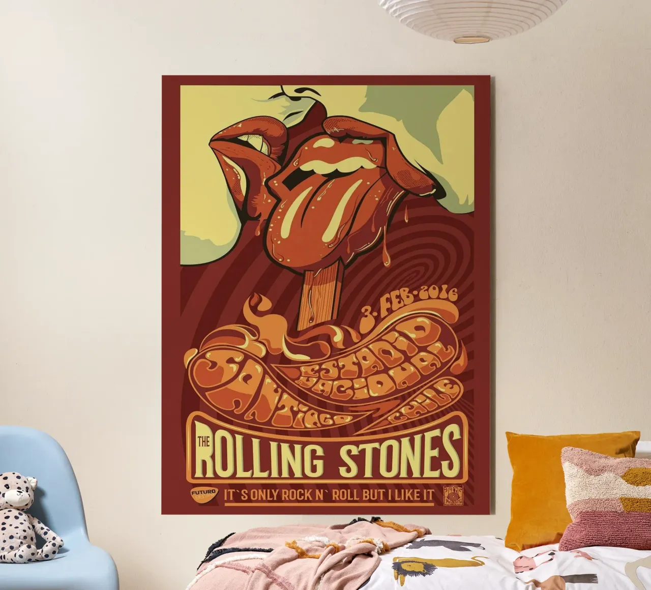 ROLLING STONES FUTURO IT'S ONLY ROCK N ROLL BUT I LIKE IT pannello forex da SoundStudio