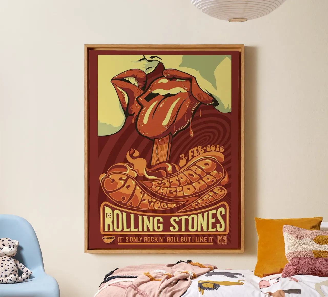 ROLLING STONES FUTURO IT'S ONLY ROCK N ROLL BUT I LIKE IT tela da SoundStudio