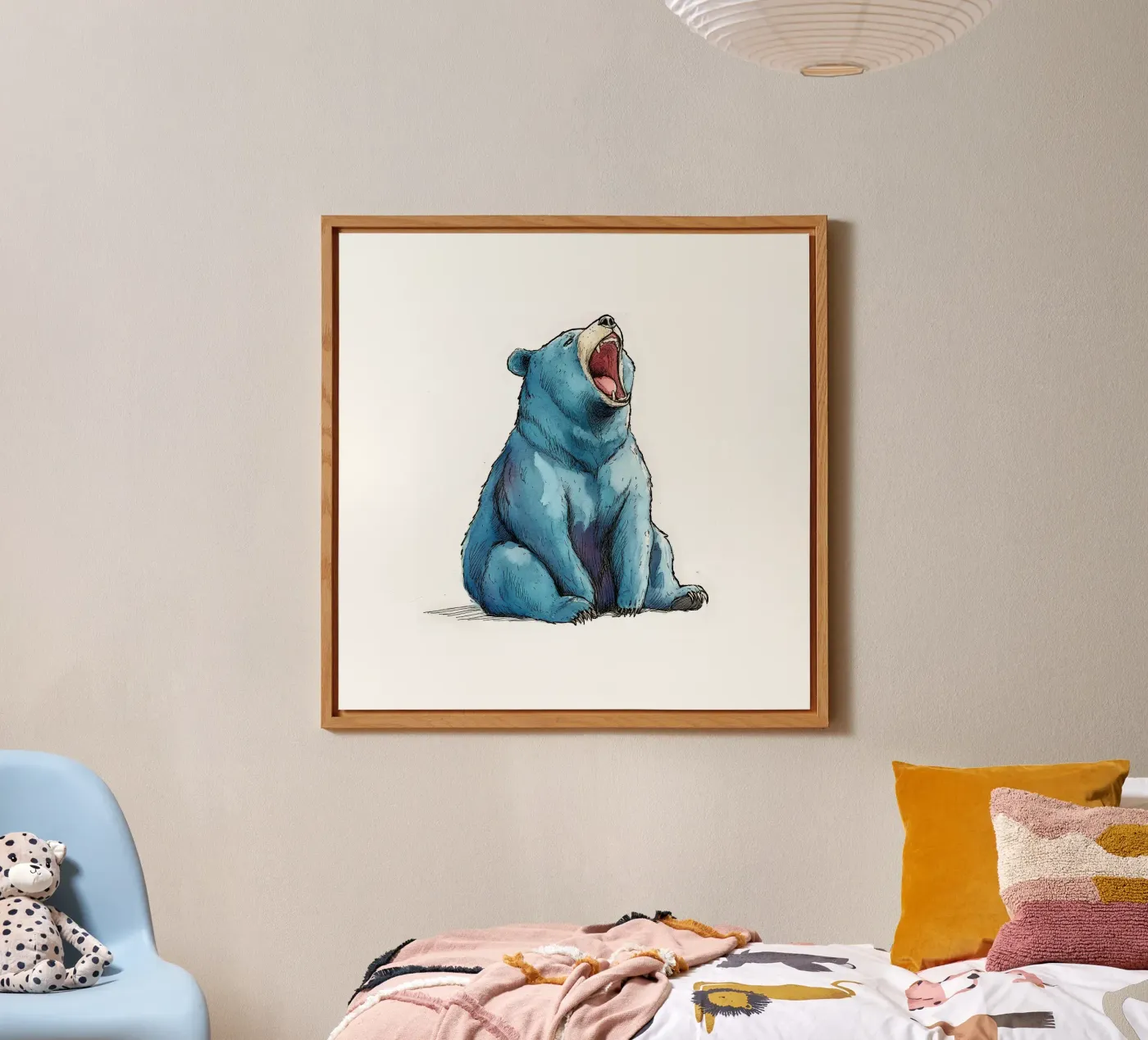 Comic BlauBär forex plate by Cat Grafic Design