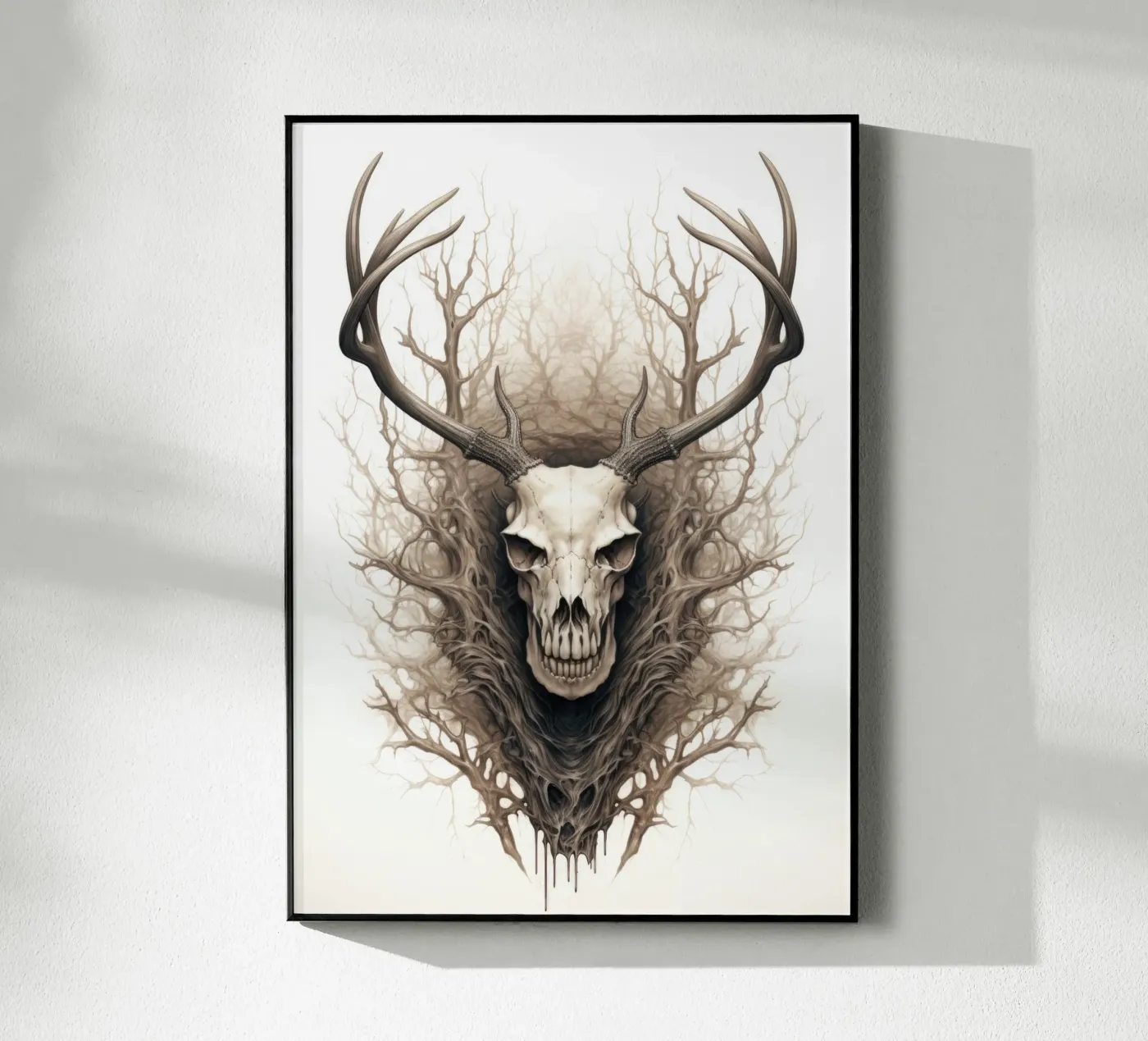 Scheletro di corna di cervo plexiglass da PosterPrint