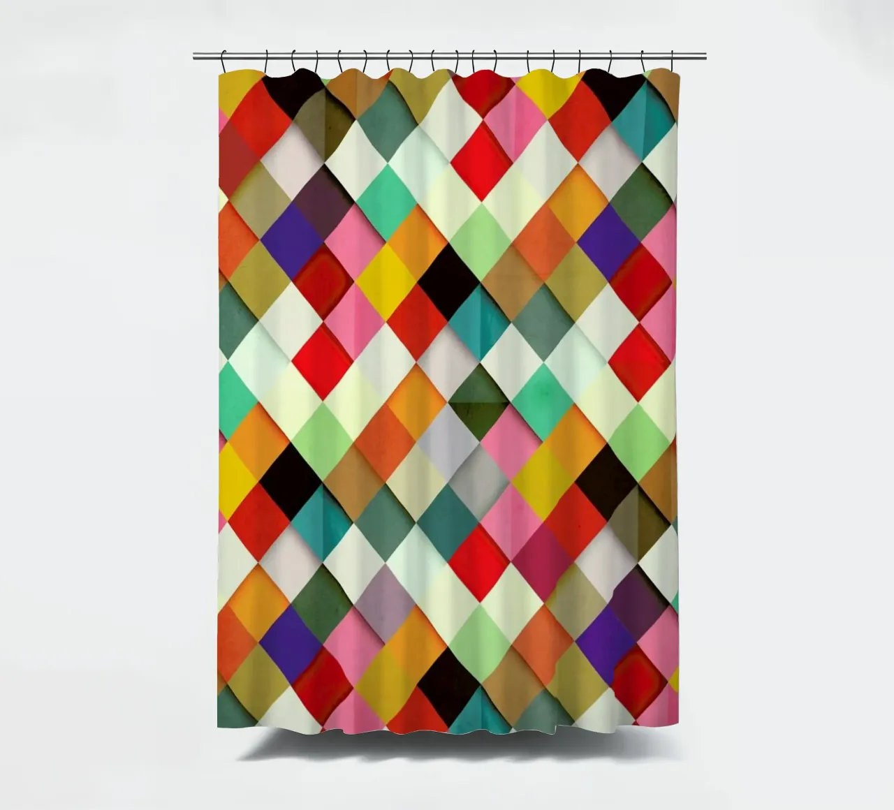 Pass this on shower curtain by Danny Ivan