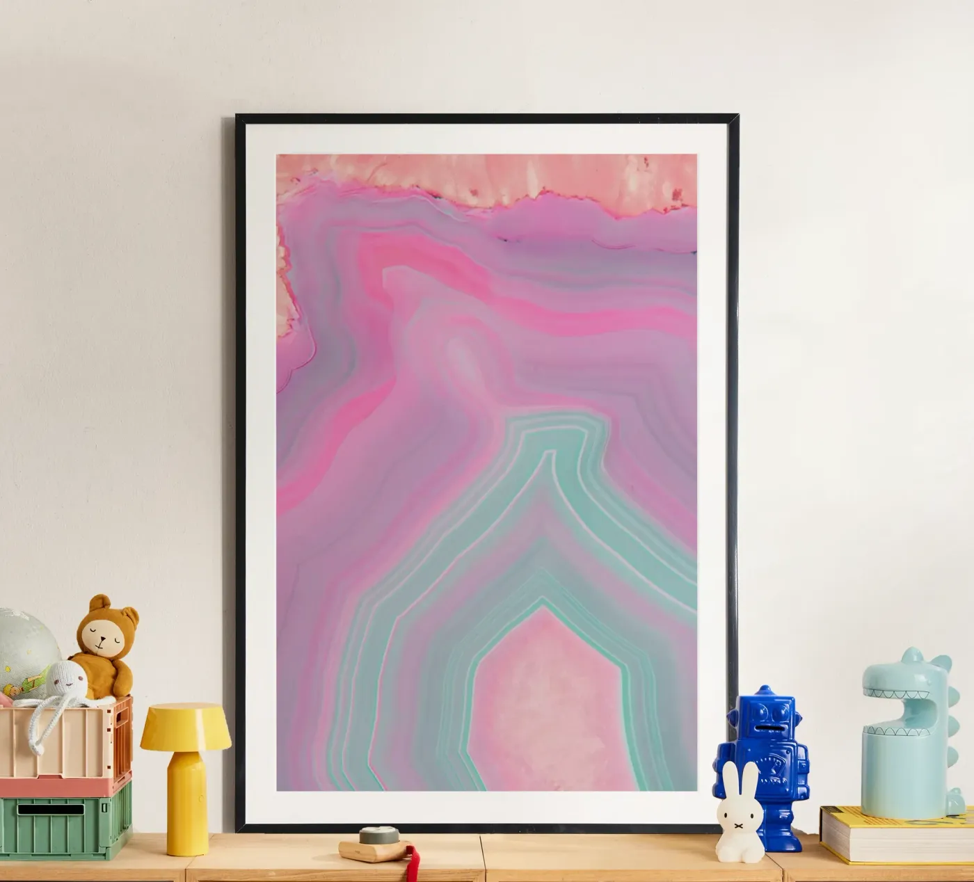 Pastel Agate poster da cafelab