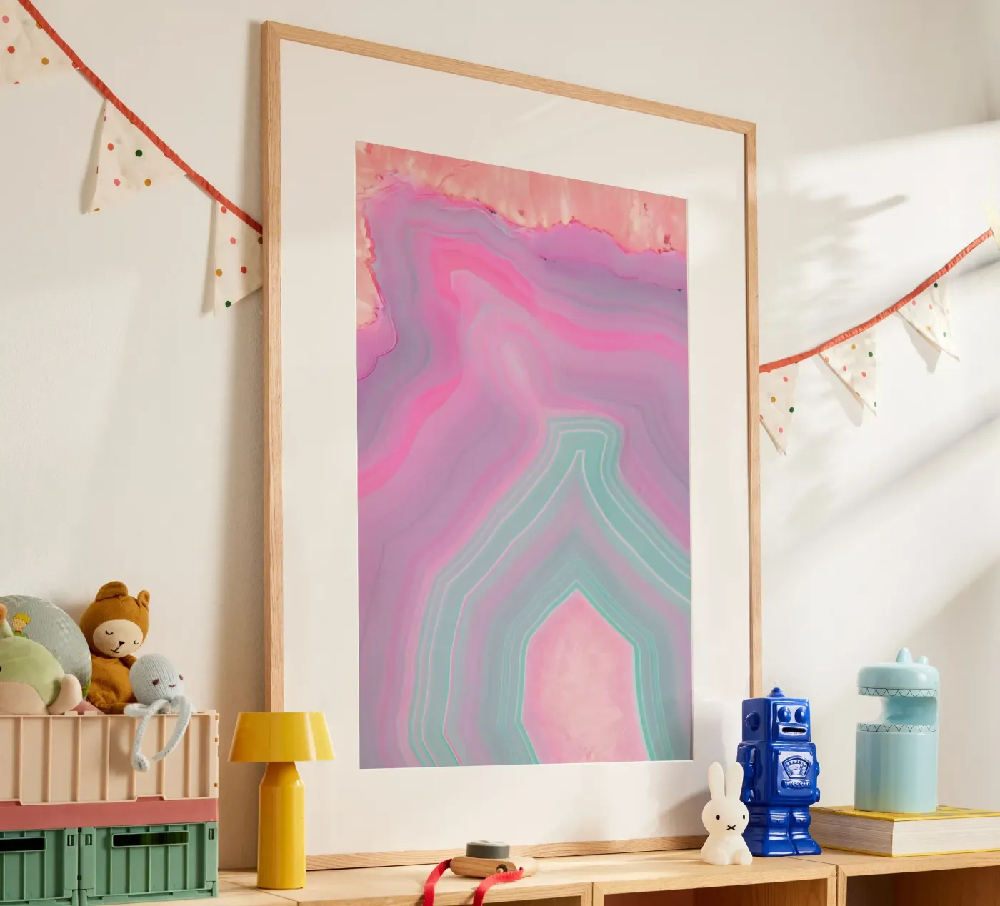 Pastel Agate poster da cafelab