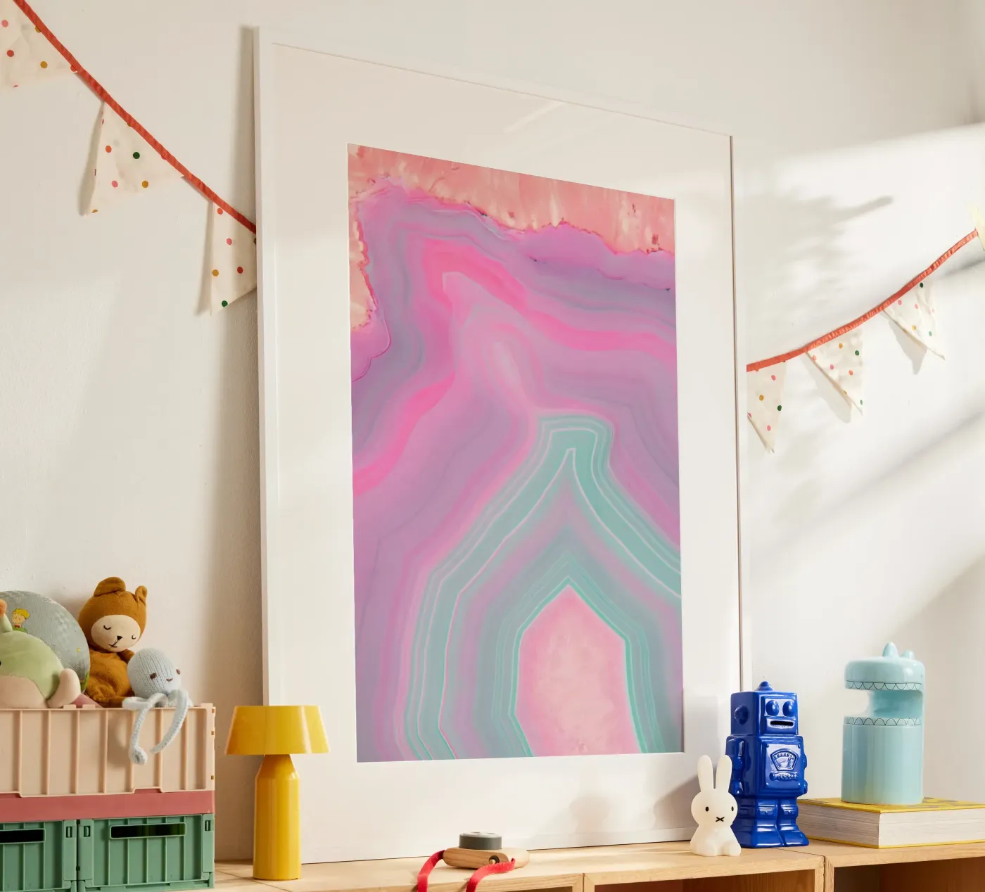 Pastel Agate poster da cafelab