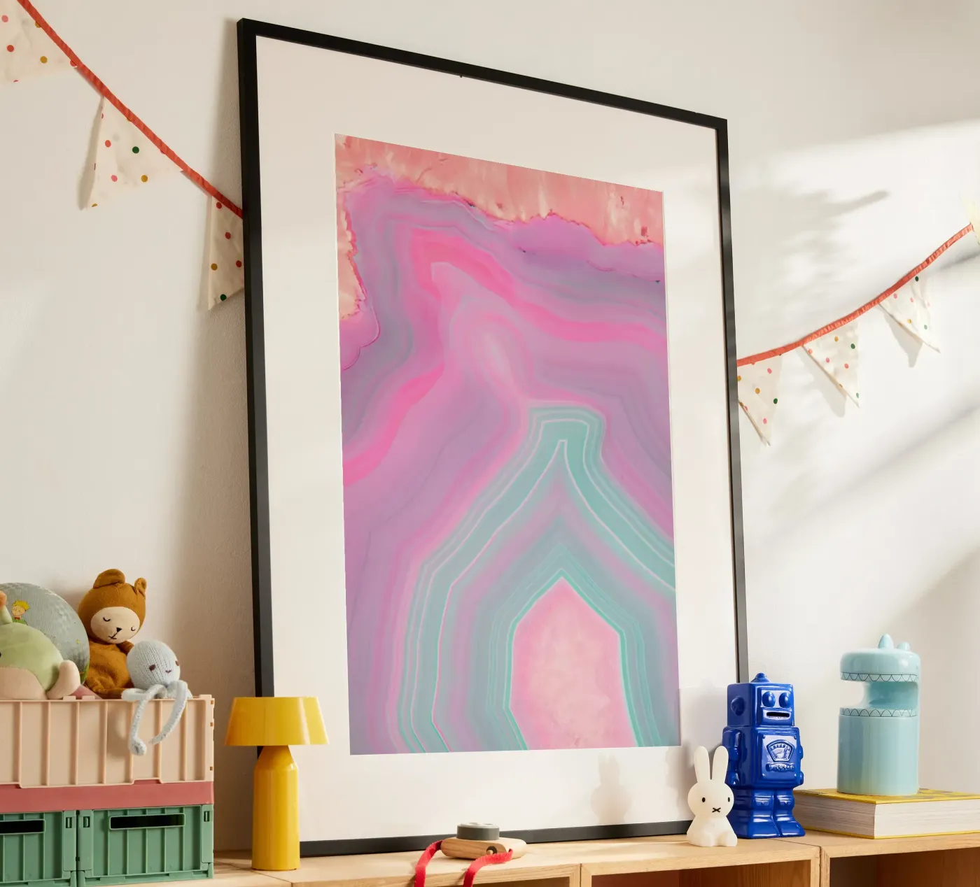 Pastel Agate poster da cafelab