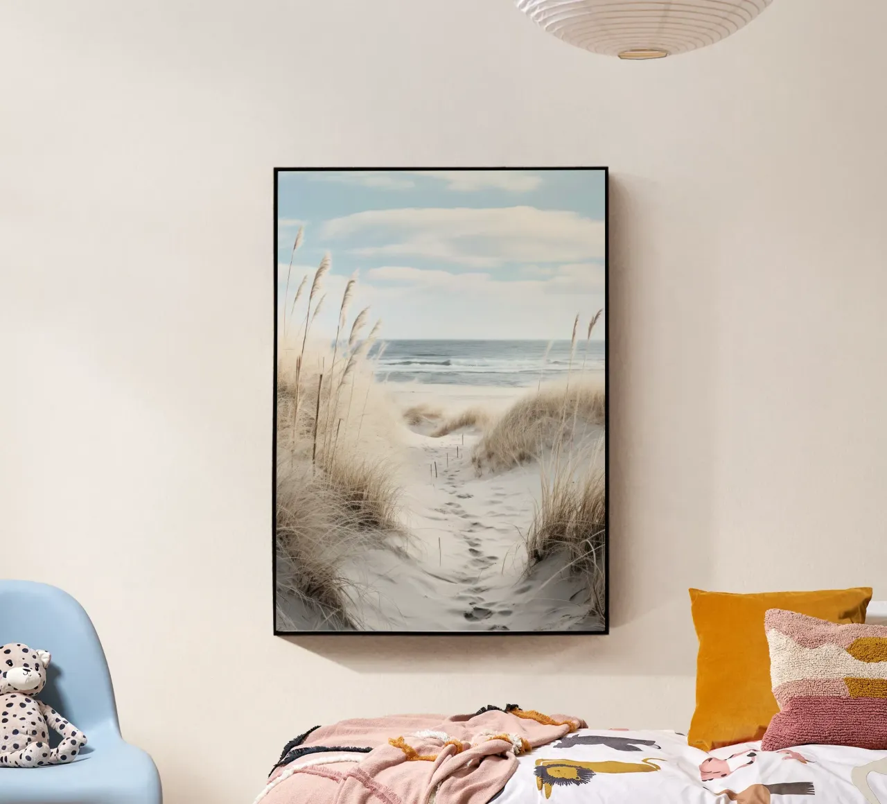 Chemin de la plage plexiglas de PosterPrint