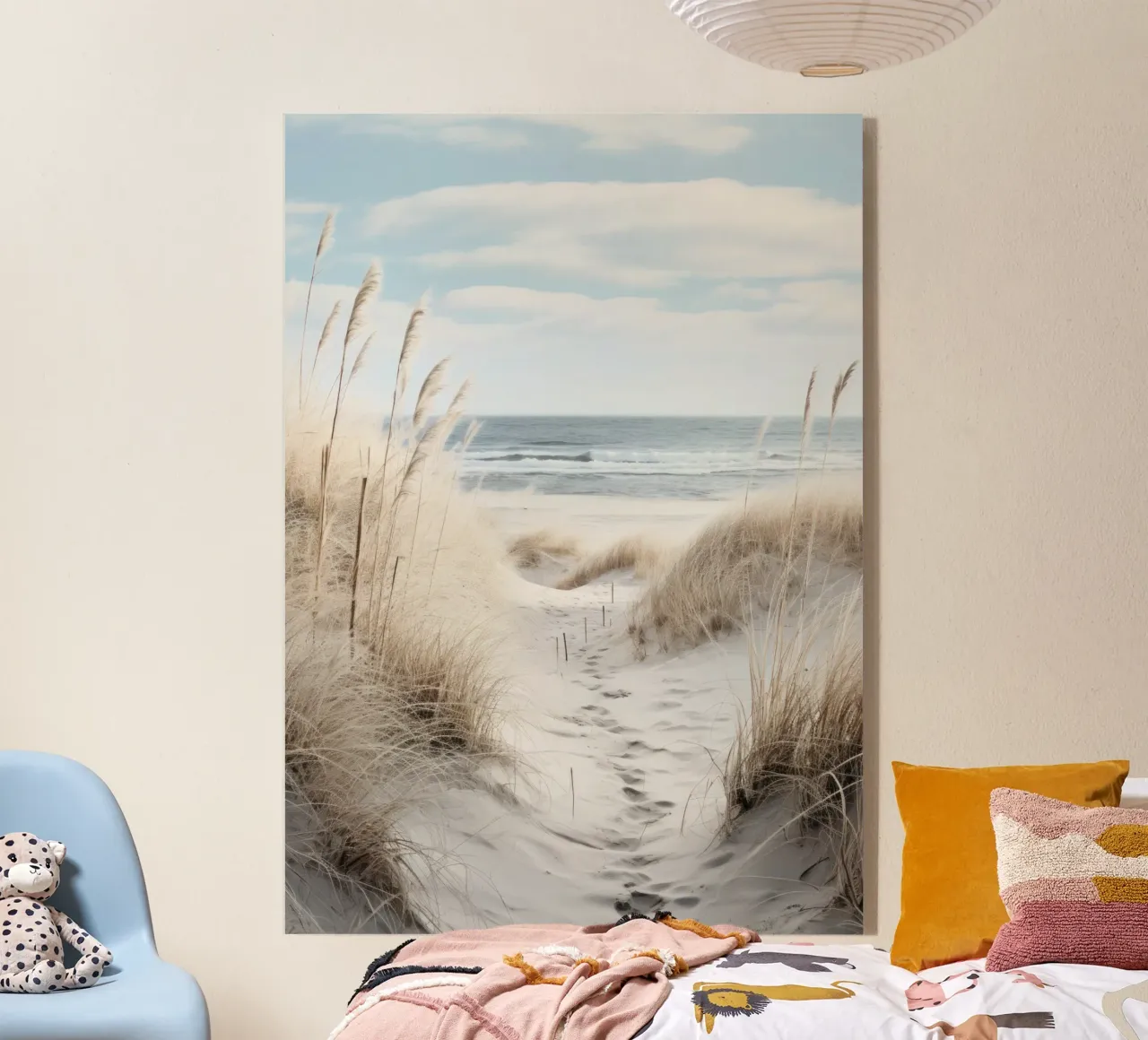 Sentiero della spiaggia plexiglass da PosterPrint