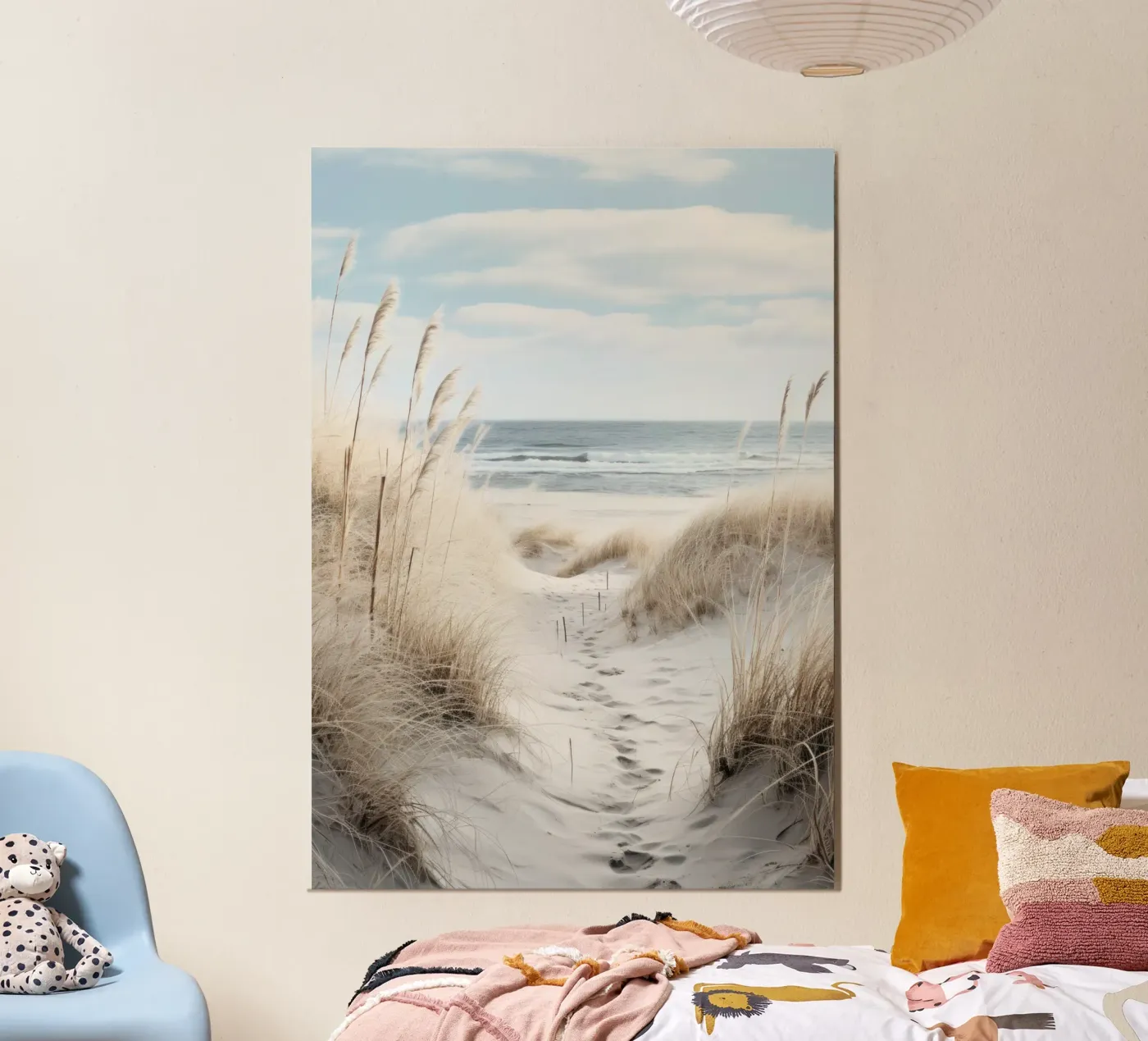 Sentiero della spiaggia alluminio dibond da PosterPrint