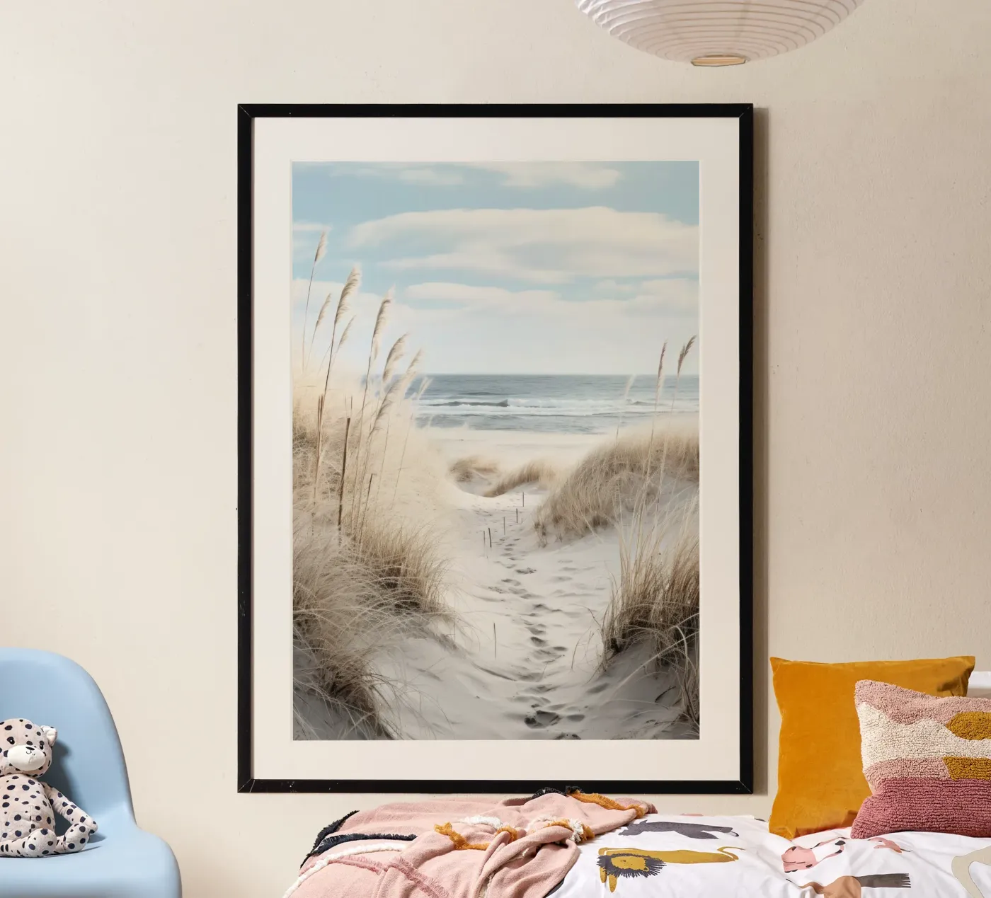 Strandpad poster van PosterPrint