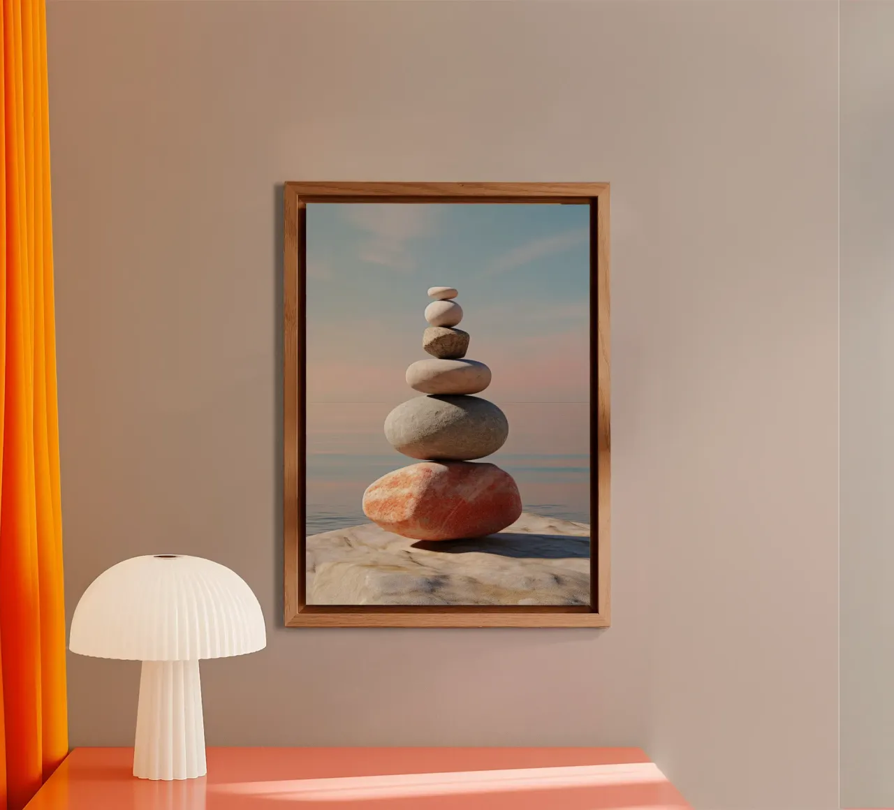 Coro della spiaggia alluminio dibond da PosterPrint