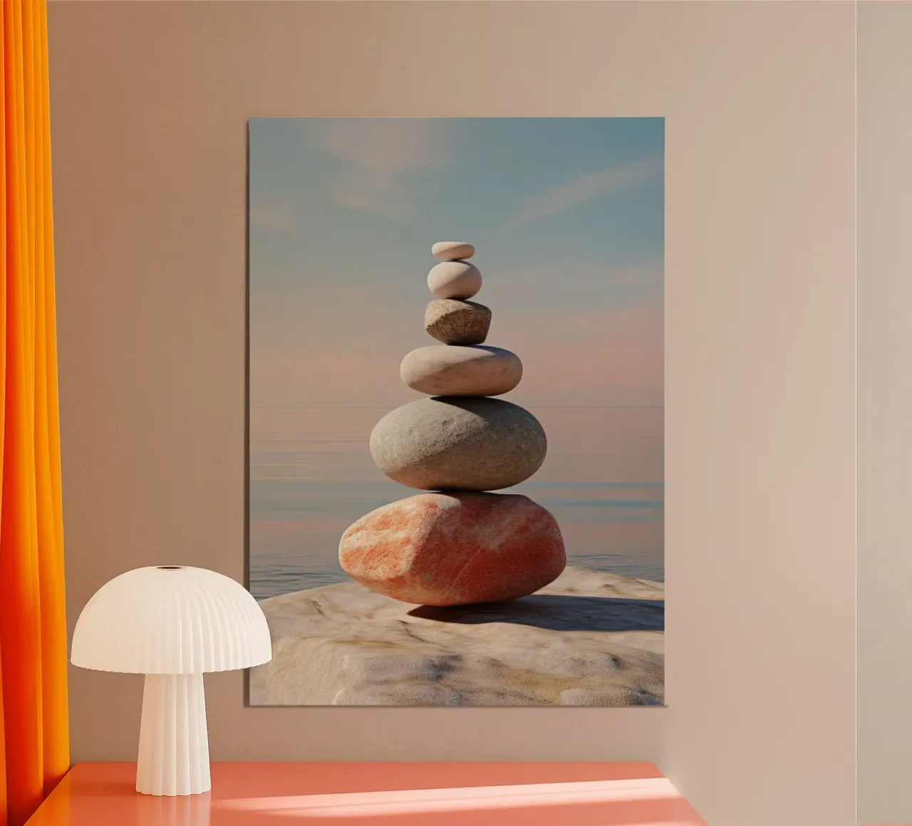 Coro della spiaggia alluminio dibond da PosterPrint