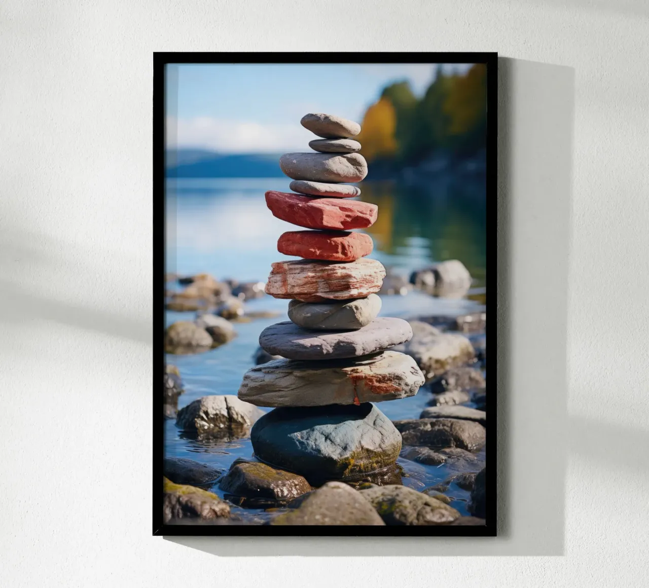 Tour de pierre Homme de pierre poster de PosterPrint