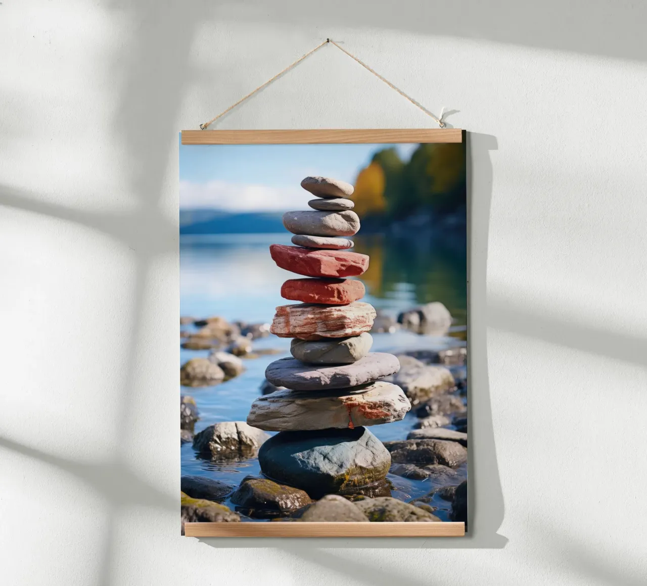 Tour de pierre Homme de pierre poster de PosterPrint