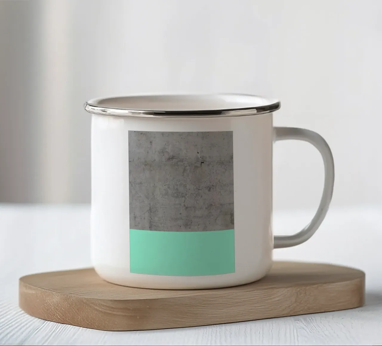 Sea On Concrete tazza in smalto da cafelab