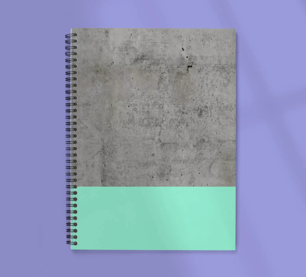 Sea On Concrete spiral notebook by cafelab