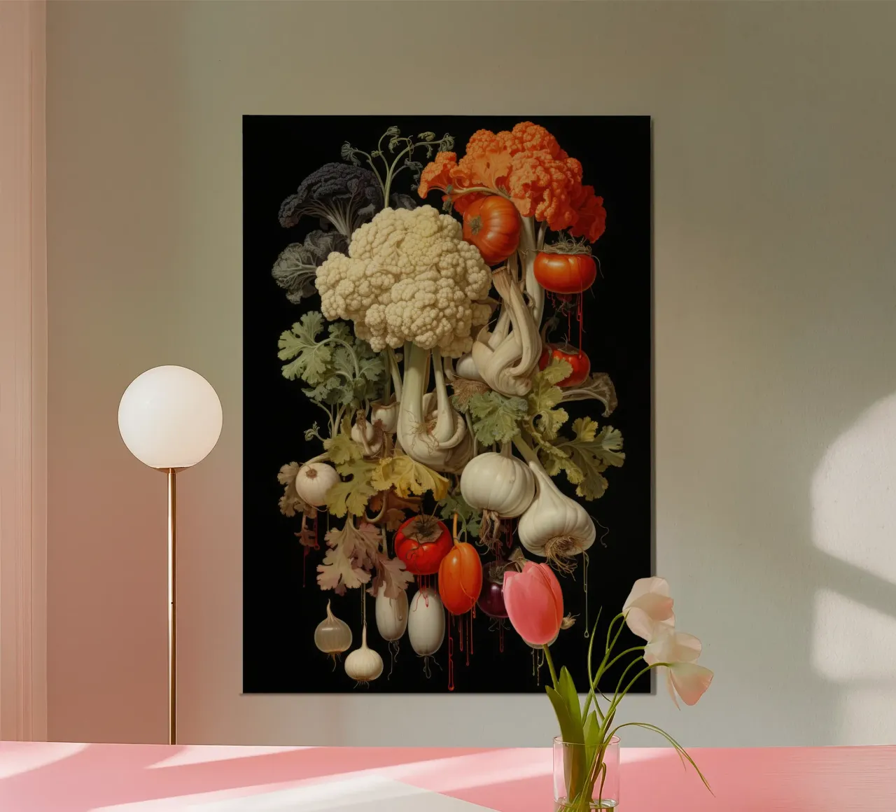 Illustrazione di verdure poster con telaio in alluminio da PosterPrint