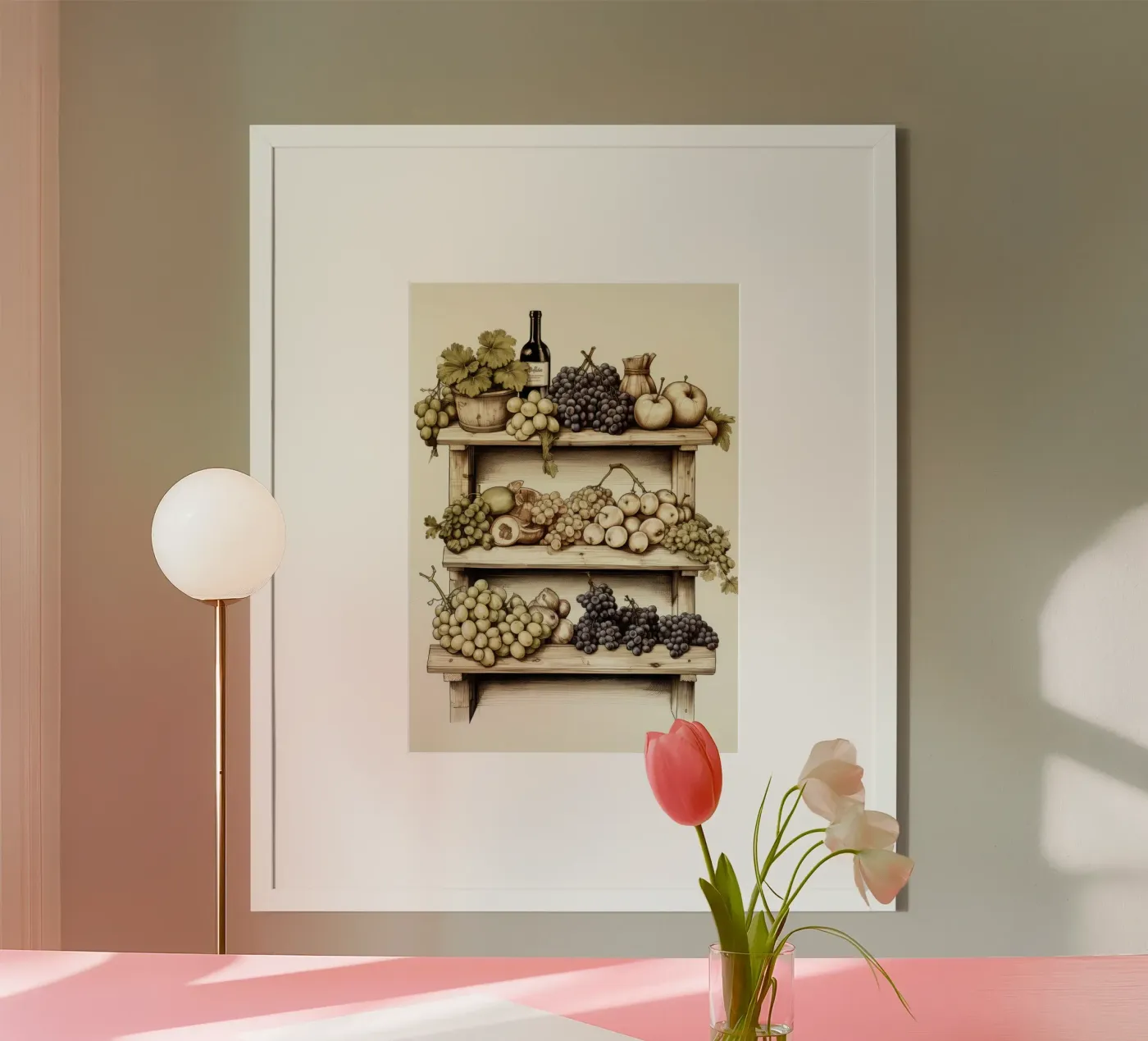 Vegetable illustration poster by PosterPrint