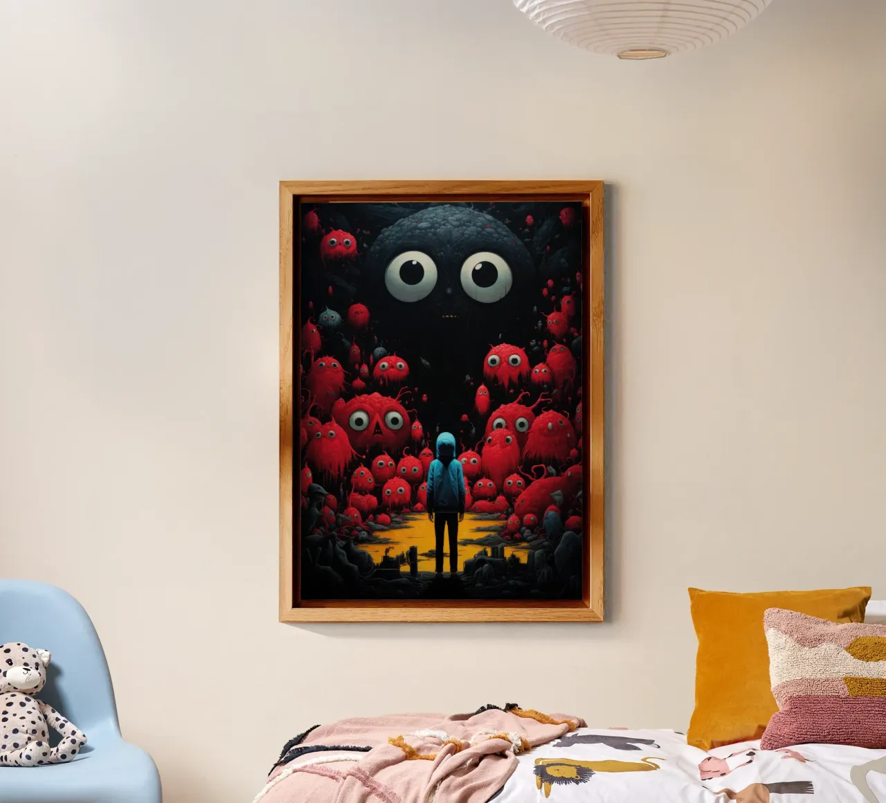 Pensieri nella testa alluminio dibond da PosterPrint