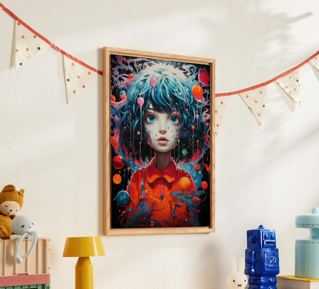 Chaos in the head acrylic glass by PosterPrint