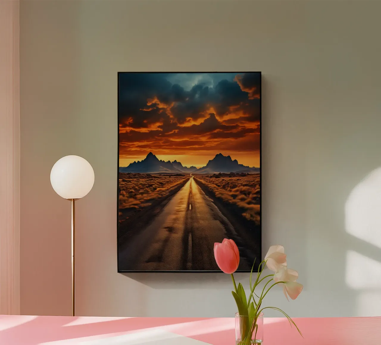 La strada verso il nulla plexiglass da PosterPrint