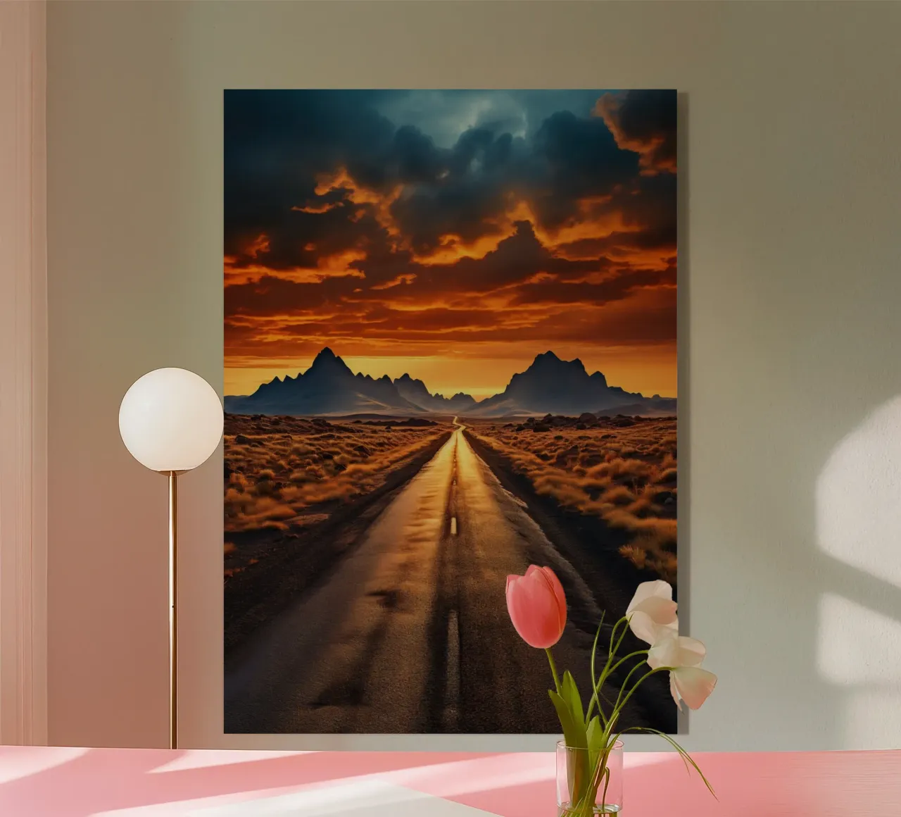 La strada verso il nulla plexiglass da PosterPrint