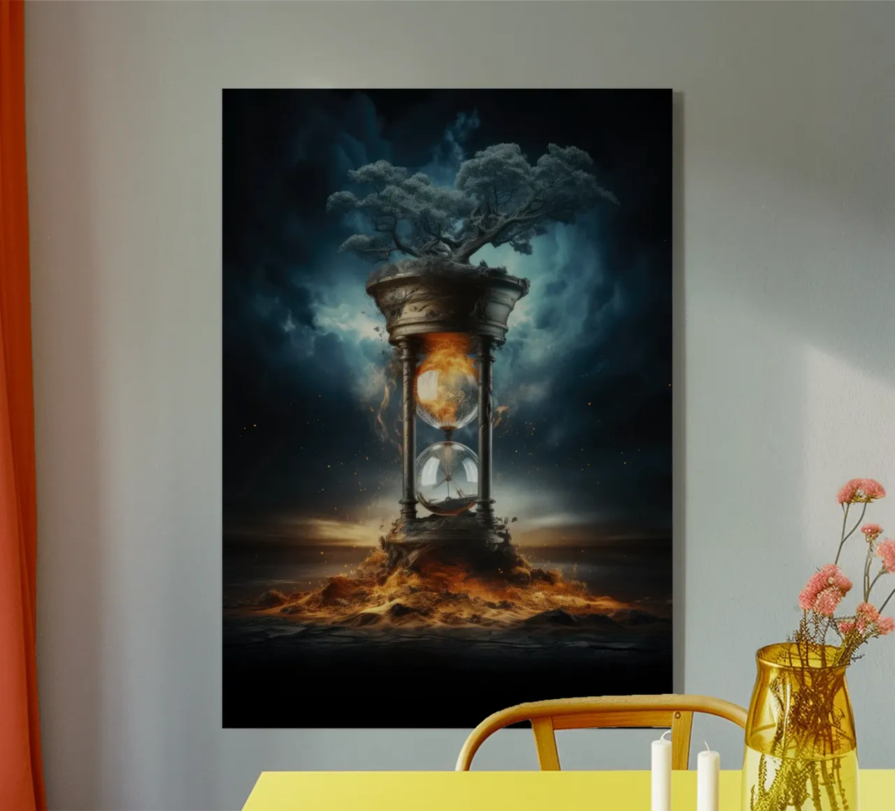 Clessidra, ... il tempo sta per scadere plexiglass da PosterPrint