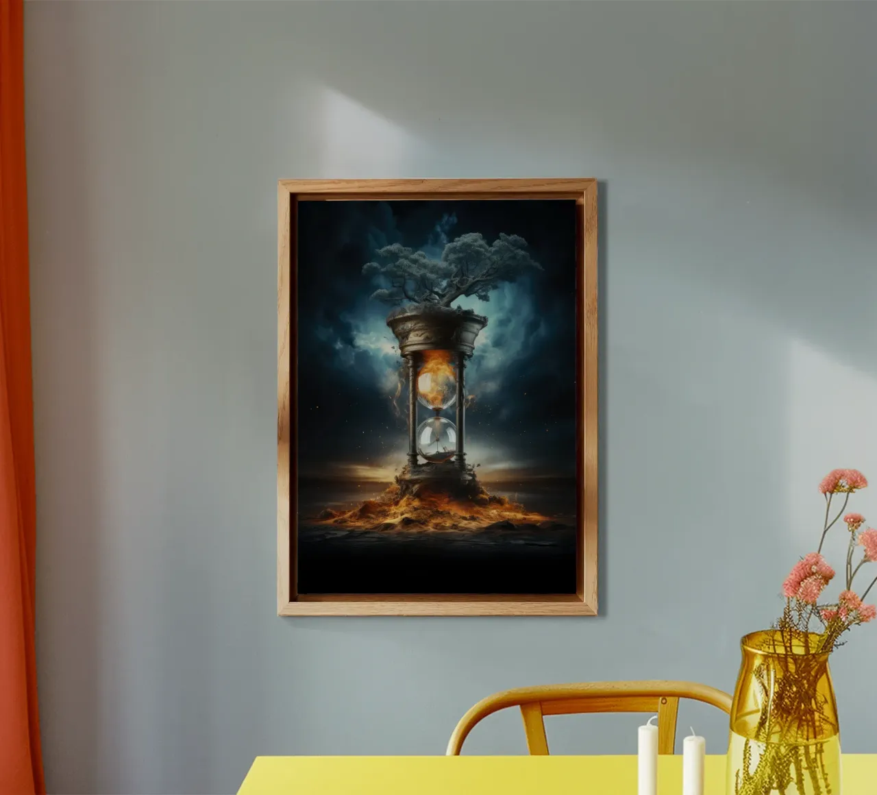 Clessidra, ... il tempo sta per scadere alluminio dibond da PosterPrint