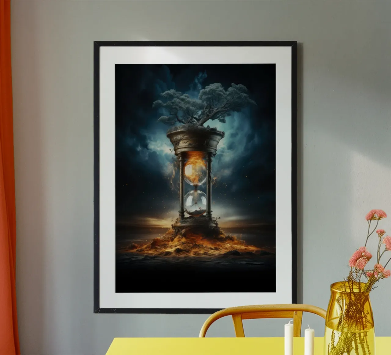 Clessidra, ... il tempo sta per scadere carta hahnemühle da PosterPrint