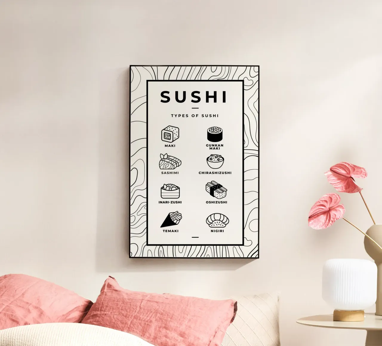 Sushi Varianten plexiglass da PosterPrint