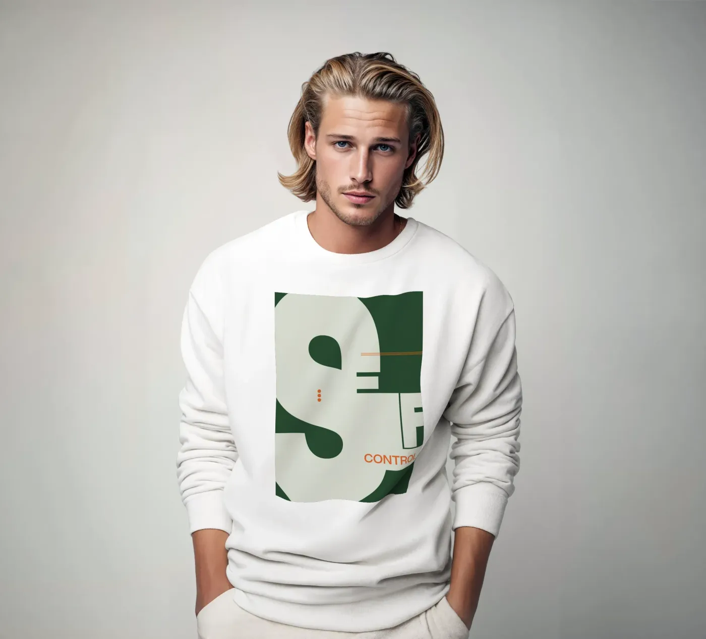 Selfcontrol sweatshirt by Hey Vincent