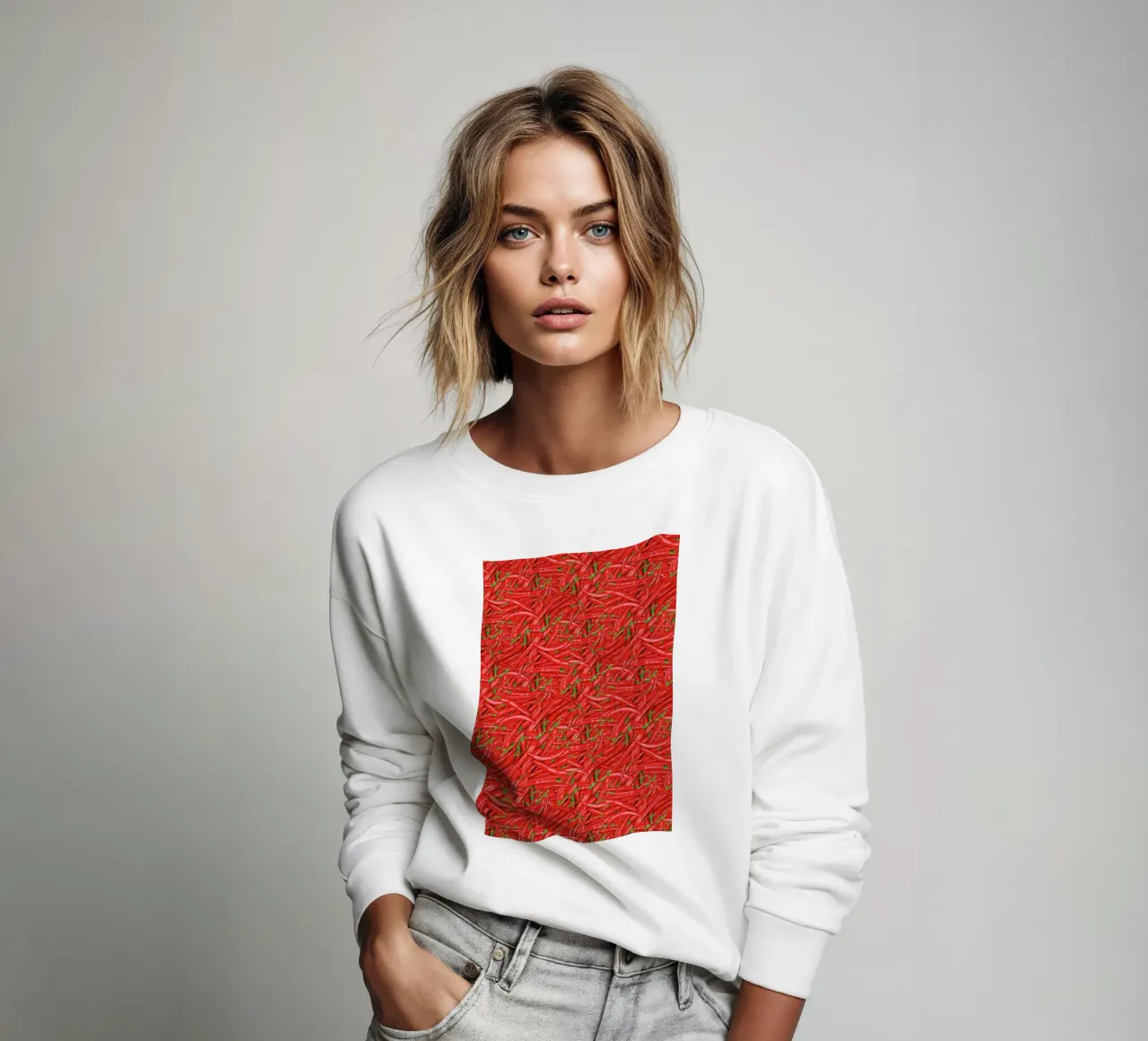 Chilli sweatshirt by Curious Collections by Marielle Leenders