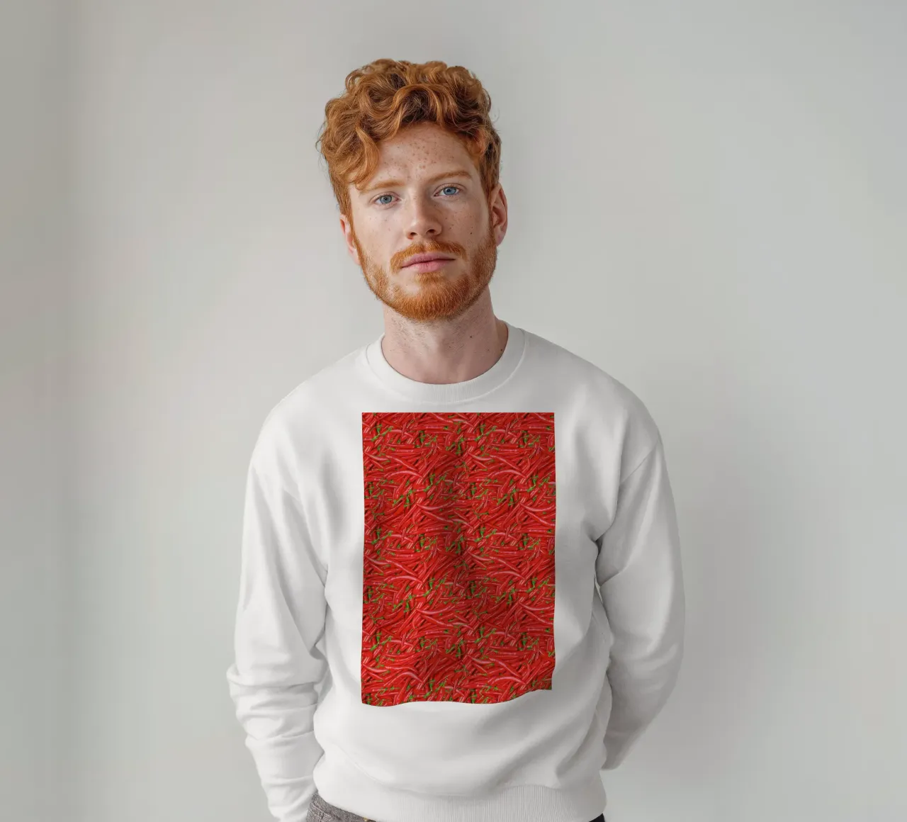 Chilli sweatshirt by Curious Collections by Marielle Leenders