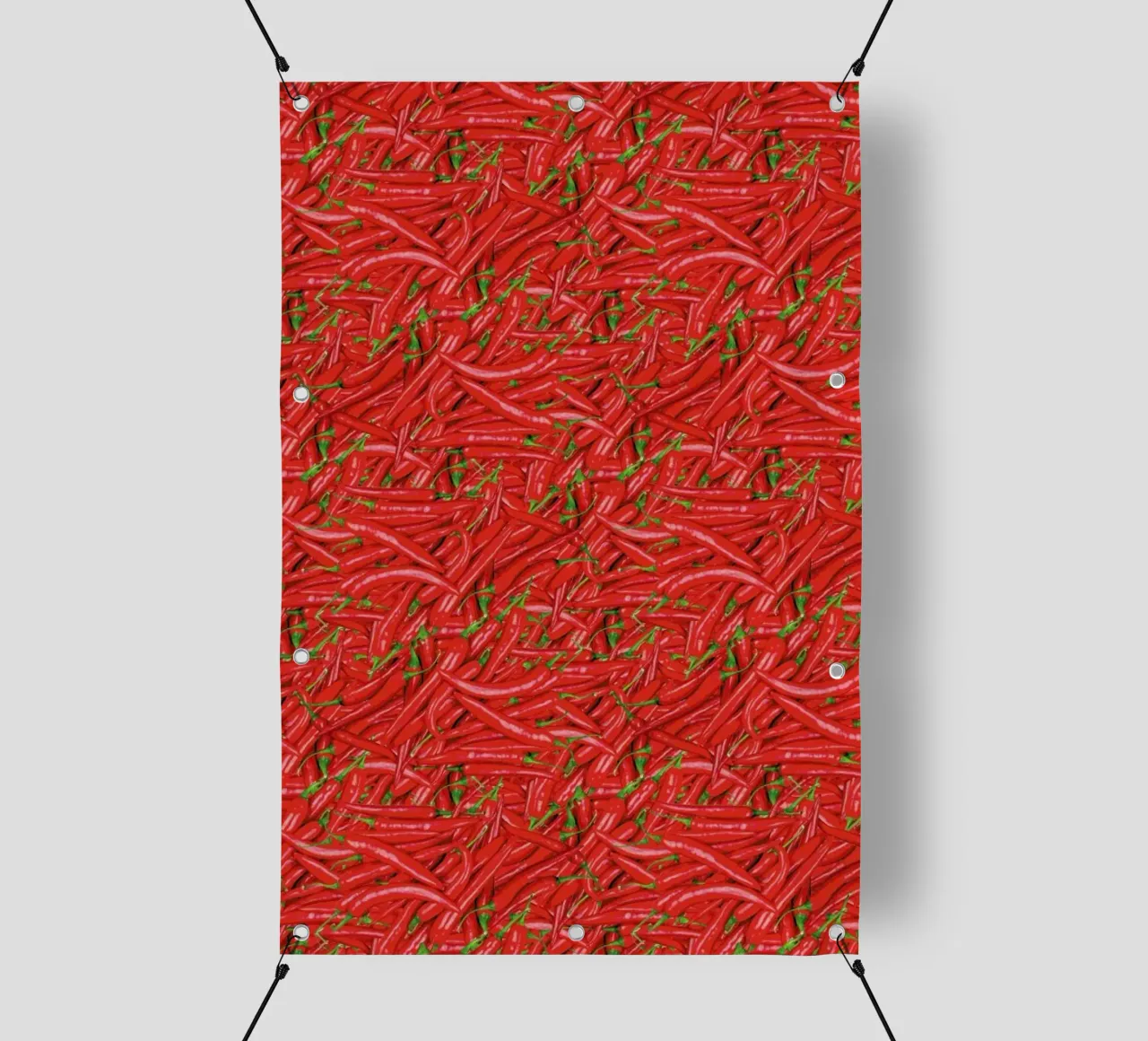 Chilli telo in pvc da Curious Collections by Marielle Leenders