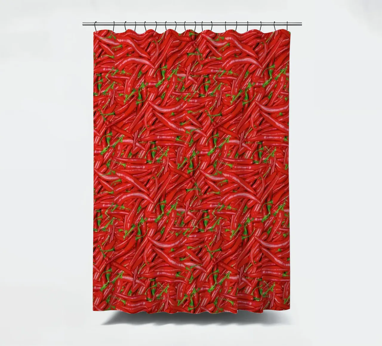 Chilli Duschvorhang von Curious Collections by Marielle Leenders