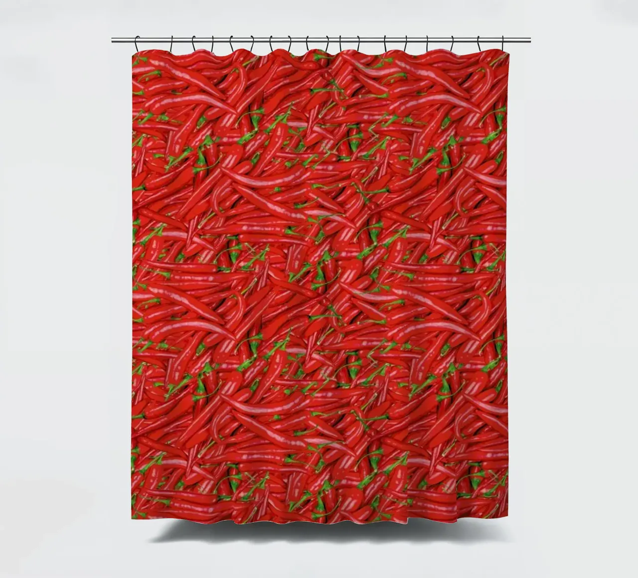 Chilli Duschvorhang von Curious Collections by Marielle Leenders