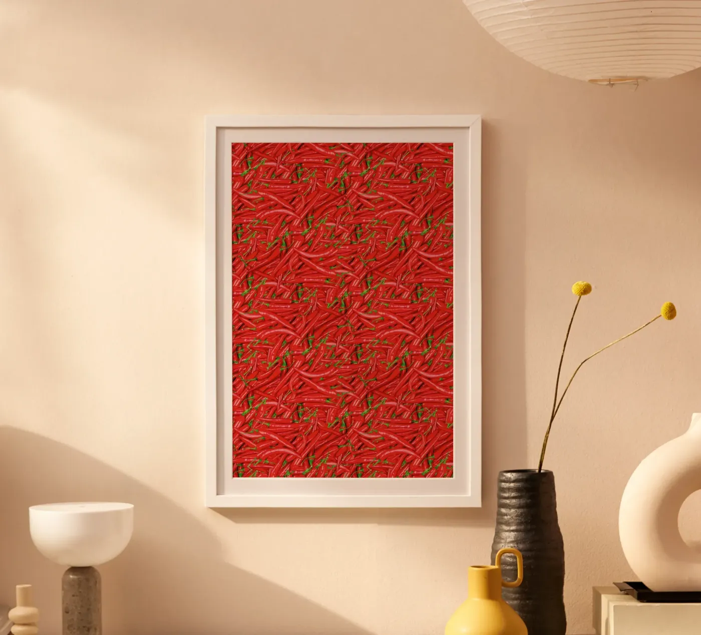 Chilli Poster von Curious Collections by Marielle Leenders