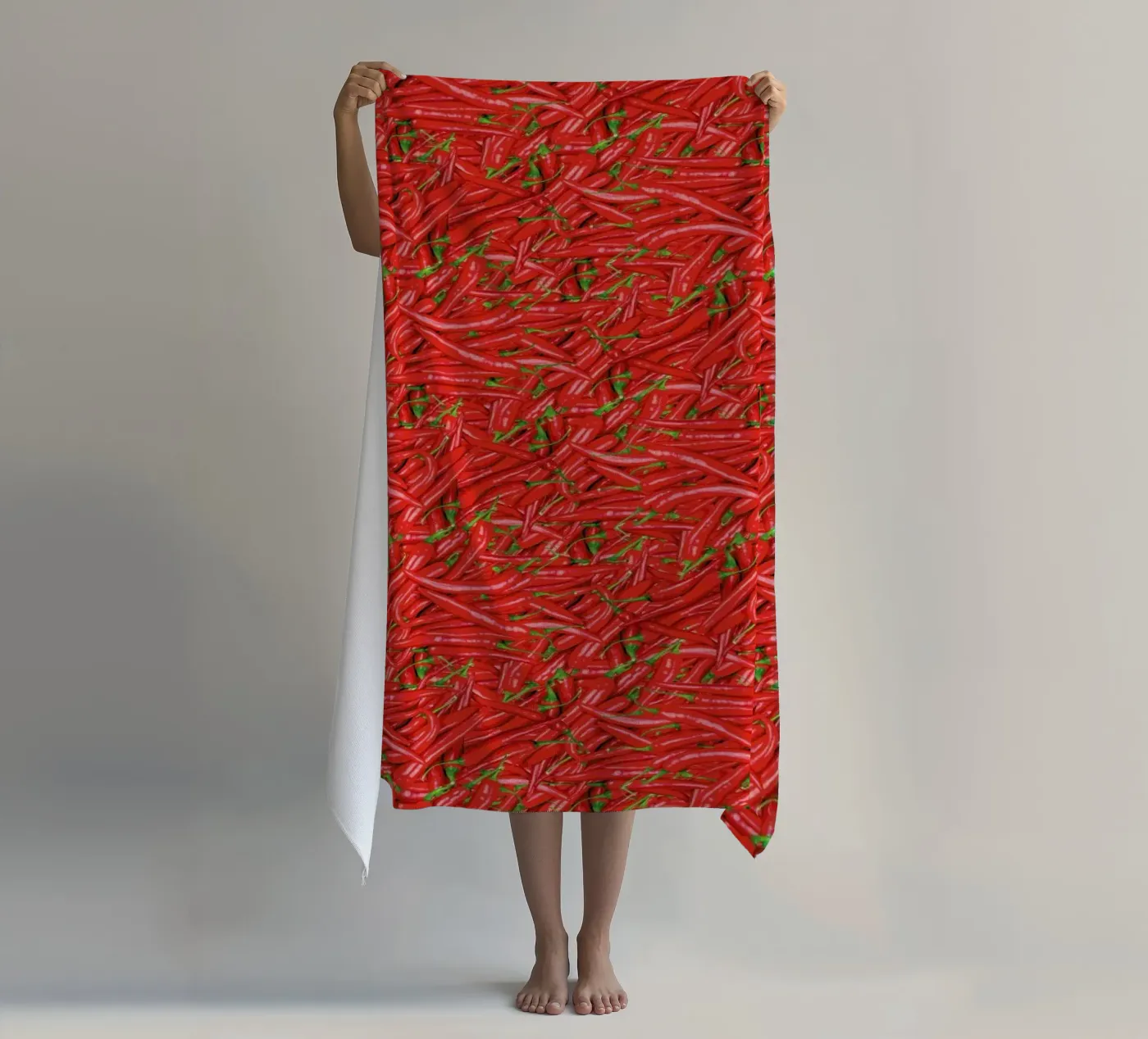 Chilli strandhanddoek van Curious Collections by Marielle Leenders